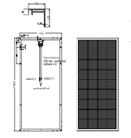 Сонячна панель AXIOMA energy AX-200M, 200 Wp, монокристал