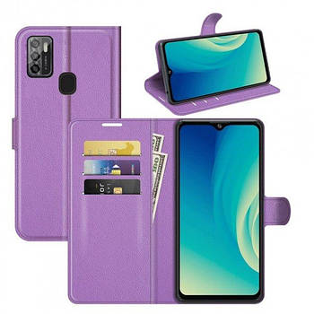 Чохол-книжка Litchie Wallet для ZTE Blade A7S 2020 Violet