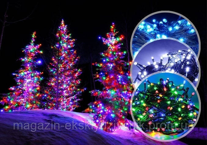 Світлодіодна гірлянда LED 100 діодів