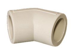 Кутник Ø25 х 45˚ поліпропіленовий Fora®