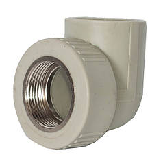 Куток Ø40 х 1 1/4"В(внутрішня різьба),поліпропіленовий Fora®