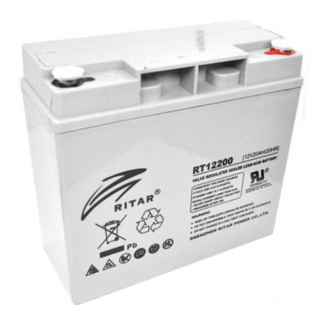 Батарея до ДБЖ Ritar AGM RT12200, 12V-20Ah (RT12200)