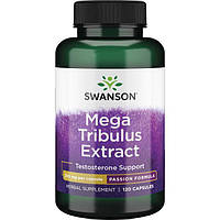 Трибулус Якорцы экстракт, Mega Tribulus Extract, Swanson, 250 мг, 120 капсул