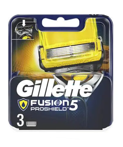 Змінні касети Gillette Fusion ProShield Oriqinal 3 шт. G00372