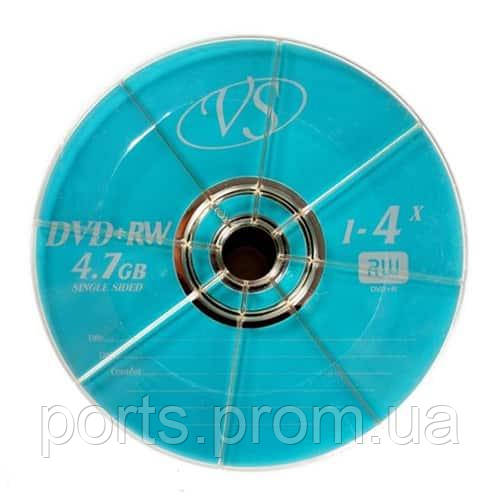 Диски DVD+RW VS 4,7 gb 4x - фото 1 - id-p1617532178