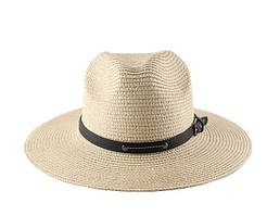 Солом'яний капелюх жіночий літній