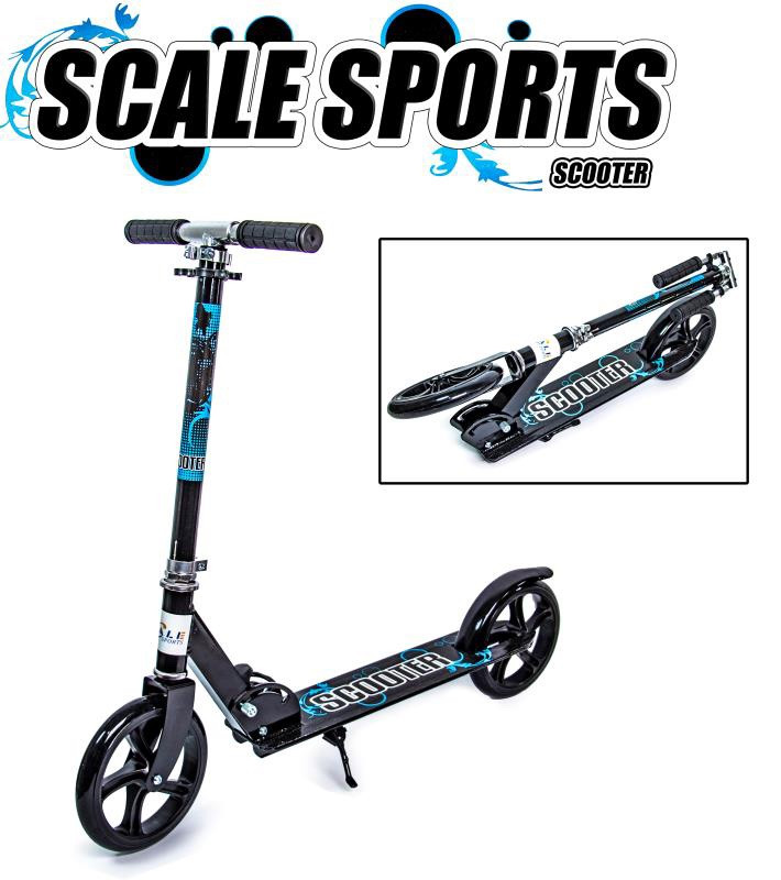 Двоколісний самокат Складаний Scooter 460 Black