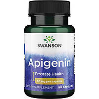 Апидженин, Apigenin, Swanson, 50 мг, 90 капсул