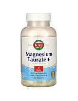 Магний таурат плюс с витамином В6 для взрослых в таблетках, Magnesium Taurate, KAL, 180 таблеток, 400 мг