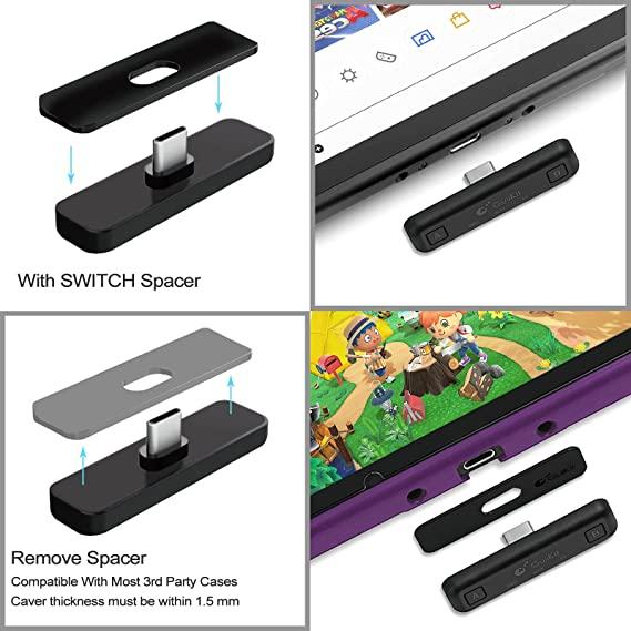 Bluetooth-передавач Gulikit Route Air Pro, з мікрофоном, для PS5, Nintendo Switch та Switch Lite, NS OLED, PS4