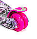 Дитячий самокат MAXI Pink Forest Світні колеса, фото 4