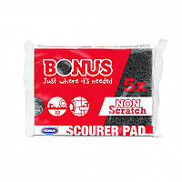 Губка для мытья посуды Bonus Scourer Pad 5шт