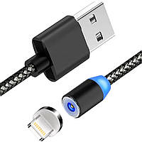 Магнитная зарядка для телефона Айфона кабель iPhone Lightning Шнур на магните Magnet Cable (Настоящие фото)