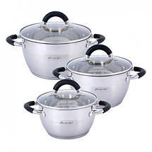 Набір каструль 6 предметів Kamille KM-5754, фото 4