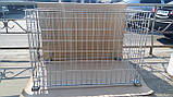 Металевий посилений контейнер кошика 120х80 см для торгівлі, фото 2