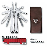 Мультитул Victorinox Swisstool Spirit X Plus Серебристый (3.0235.L) оригинальный