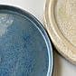 Кругла керамічна тарілка ручної роботи "Бірюза", фото 5