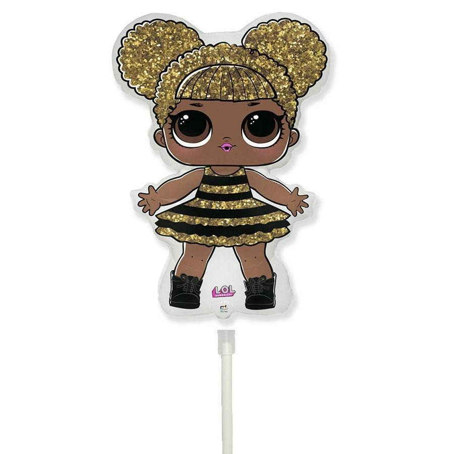 Фольгована кулька міні фігура Лялька Лол Бджілка 38х24см (14")