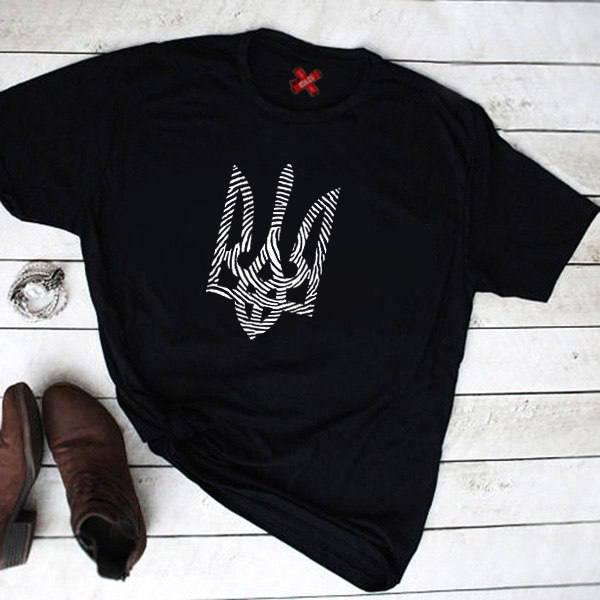 Патріотична футболка України з Гербом Тризубом преміум якість Sfad846