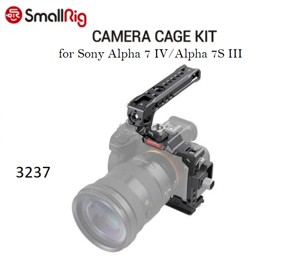 Аксесуар SmallRig Half Camera Cage Kit for Sony Alpha 7 IV/Alpha 7S III 3237 (3237)