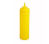 Бутылка (соусник) пластиковый для соуса 750мл (желтый) Производитель Winco (США)