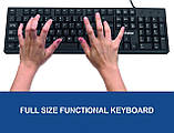Дротова комп'ютерна клавіатура Manhattan — чорна — базова клавіатура, фото 4