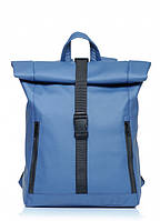 Рюкзак RollTop One синий, ролл топ рюкзаки стильные мужские и женские