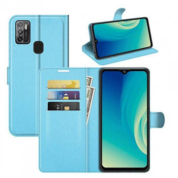 Чохол-книжка Litchie Wallet для ZTE Blade A7S 2020 Light Blue