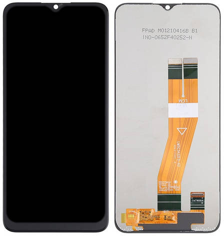 Дисплей Samsung Galaxy A03s A037 с тачскрином, оригинал 100% Service Pack , Black, фото 2