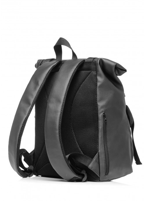Купить Рюкзак ролл Sambag унисекс RollTop Milton черный с клапаном ...