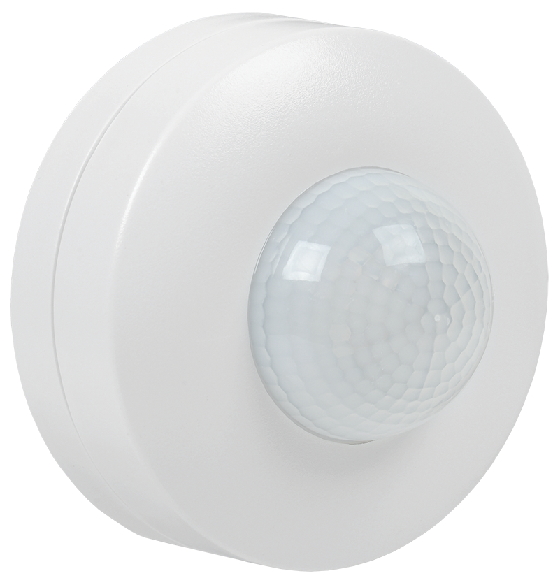 Датчик руху ДД 027 білий 1200Вт 360 гри 12м IP20, фото 1