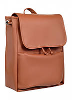 Женский рюкзак Loft MEN коричневый, городской рюкзак для девушки удобный