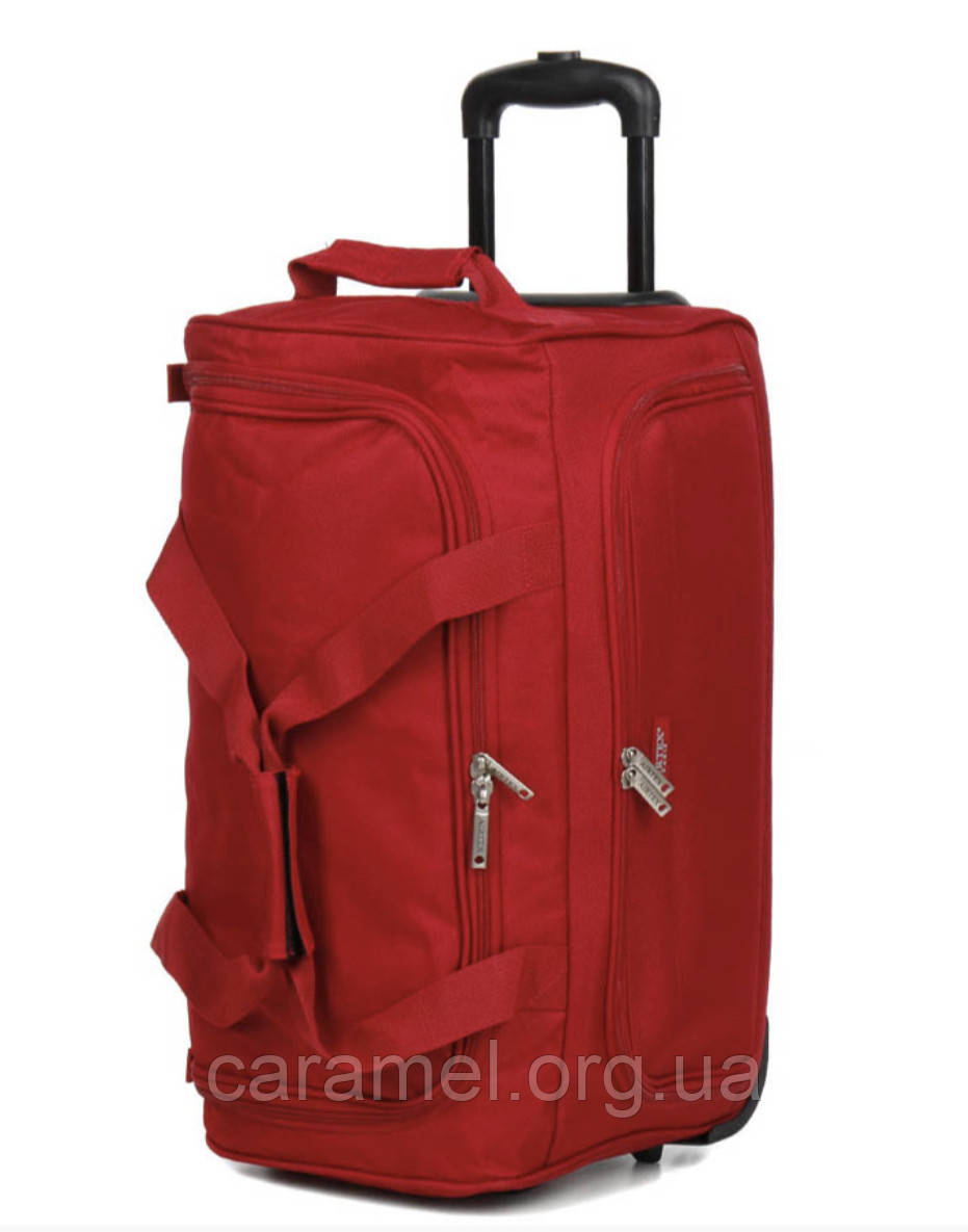 Сумка на колесах мала S бордова 54x28x30см/45л/2.1кг/Airtex 821-55