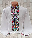 Чоловіча сорочка-вишиванка, домоткане полотно, 48-58 розміри, фото 2