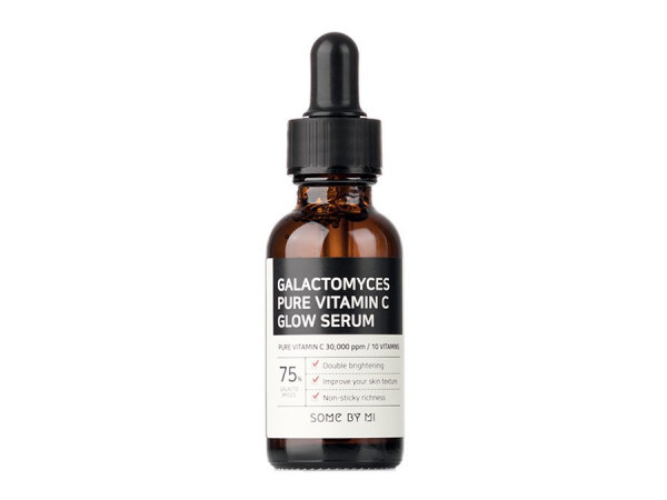 SOME BY MI Galactomyces Pure Vitamin C Glow Serum антивікова освітлююча сироватка з вітаміном С, 30 мл. До 10/2026, фото 1
