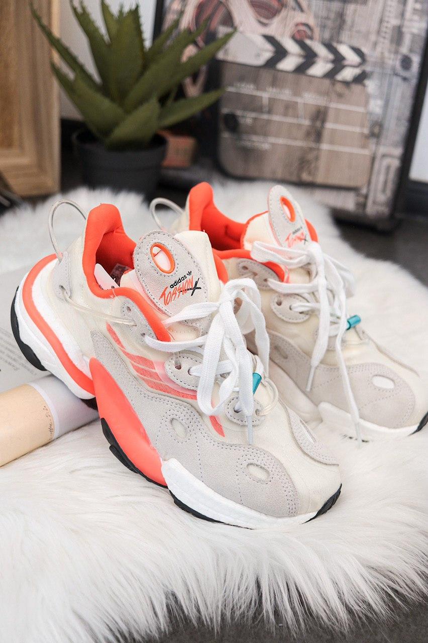 Кроссовки мужские белые Adidas Originals Torsion X (00529)