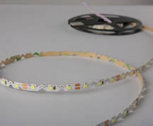 Світлодіодна гнучка стрічка 12 вольт 7,2 Вт S-type зігзаг холодно біла 10000K IP65 S-10000К-IP65