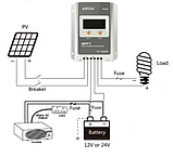 Контролер Tracer 2210A, MPPT 20A 12/24В EPsolar, фото 3