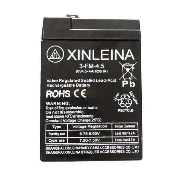 Акумуляторна батарея Xinleina 6 V 4.5 Ah 20Hr 3-FM-4.5, фото 1