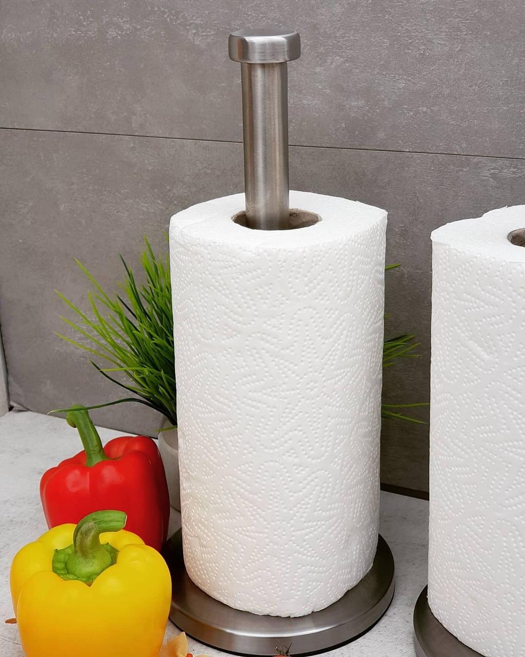 Тримач для паперових рушників з неіржавкої сталі EDENBERG EB-3631 Кухонний паперотримач, фото 1