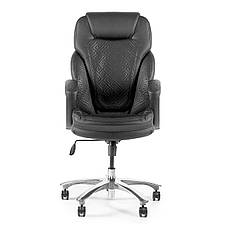 Комп'ютерне крісло Barsky SPUMb_alu-01 Soft Arm PU black Massage, геймерське крісло, фото 4