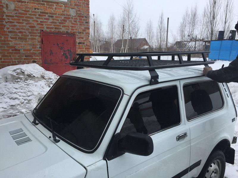 Багажник экспедиционный на Ниву ВАЗ 2121 штатный на крышу купить в ...