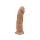 Фалоїмітатор Silexd Robby Premium Silicone Dildo MODEL 2 size 6" Caramel, 15х3,5 см., фото 2