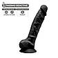 Фалоїмітатор Silexd Tomas Premium Silicone Dildo MODEL 1 size 9" Black, 23х4,9 см., фото 3