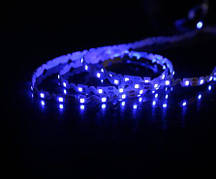 Світлодіодна гнучка стрічка 12 вольт 7,2 Вт S форми зігзаг синя IP65 S-синя-IP65