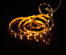 Світлодіодна гнучка стрічка 12 вольт 7,2 Вт S форми зігзаг жовта IP65 S-жовта-IP65