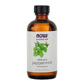 Ефірна олія перцевої м'яти NOW Foods, Essential Oils "Peppermint" (118 мл)