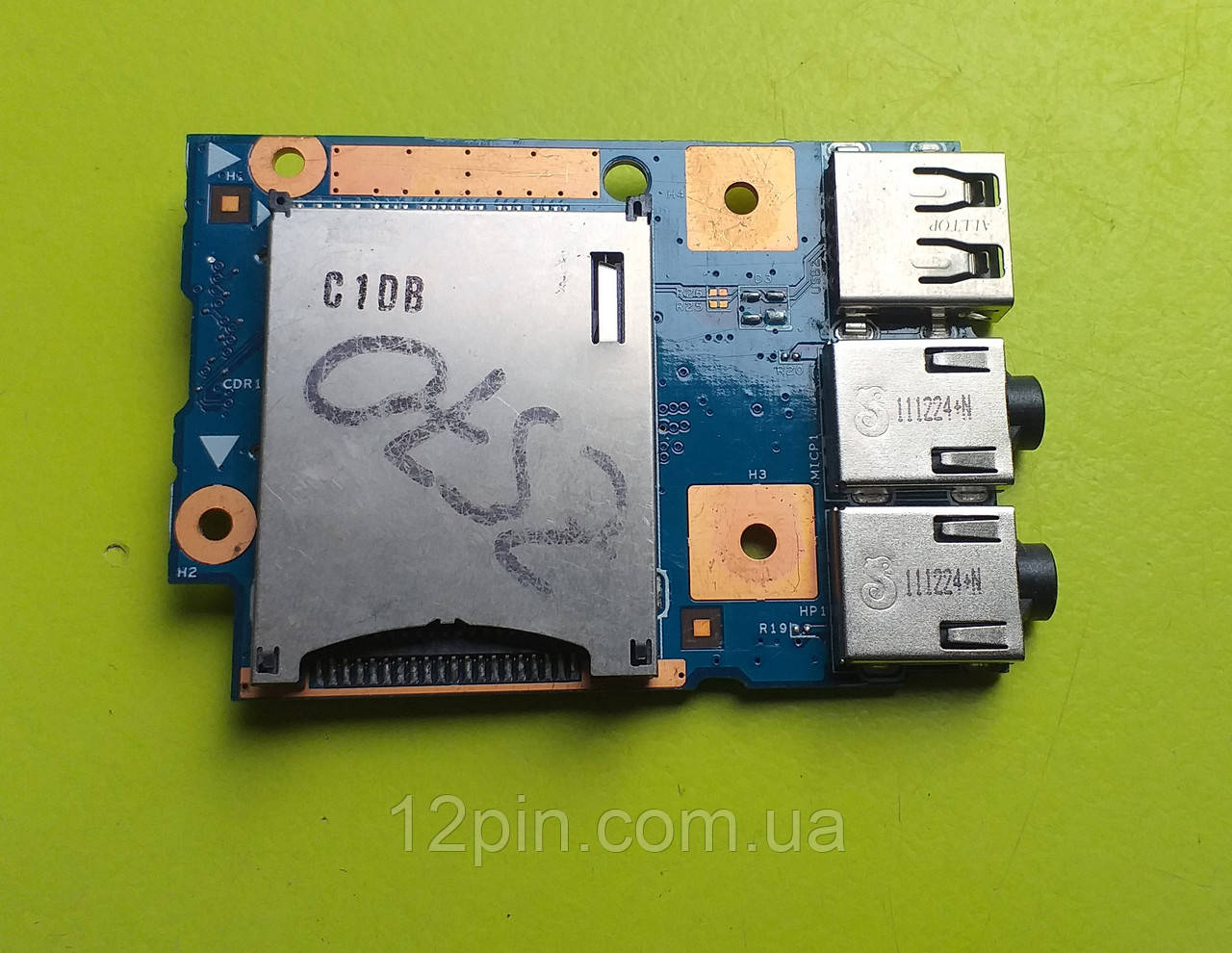 Плата USB и картридера  Lenovo Ideapad Z570 б/у оригинал, фото 1