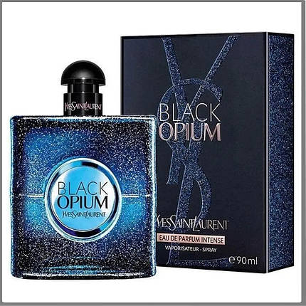 Yves Saint Laurent Black Opium Intense парфумована вода 90 ml. (Ів Сен Лоран Блек Опіум Інтенс), фото 2