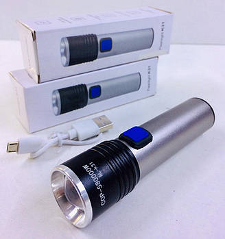 Ліхтарик ручний BL K31/ 6811 USB CHARGE (240 шт./ясть)